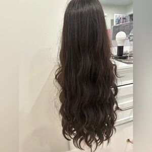 Luxurious Brown Wavy Hair Extension
